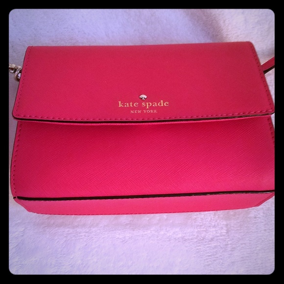 kate spade Handbags - Kate Spade Pink Crossbody Clutch